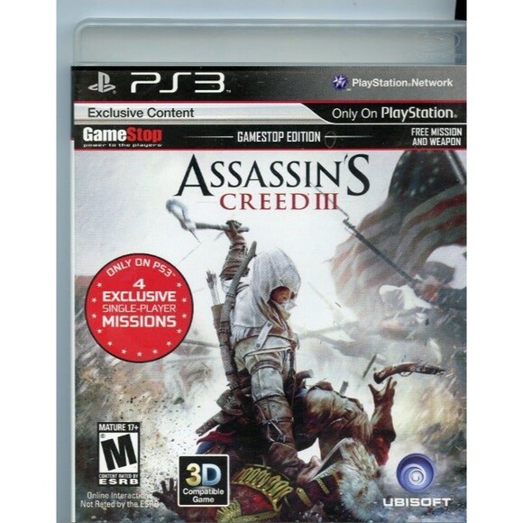 Assassins Creed 3 PS3 Video - Picture 1 of 1